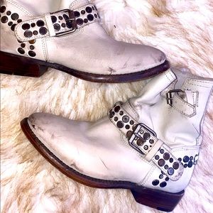 ASH distressed leather  boots.